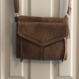 Tan crossbody bag